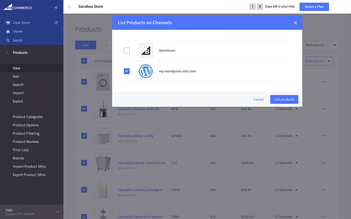 bigcommerce support
