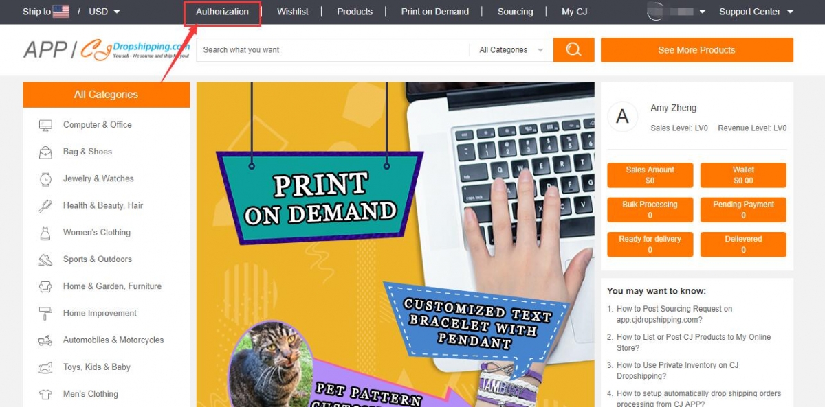 cjdropshipping,
