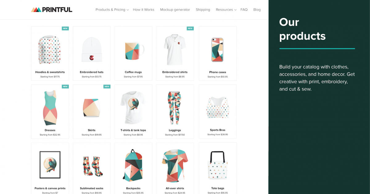 printful products
