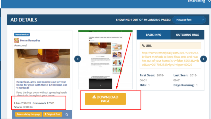 adsector spy tool
